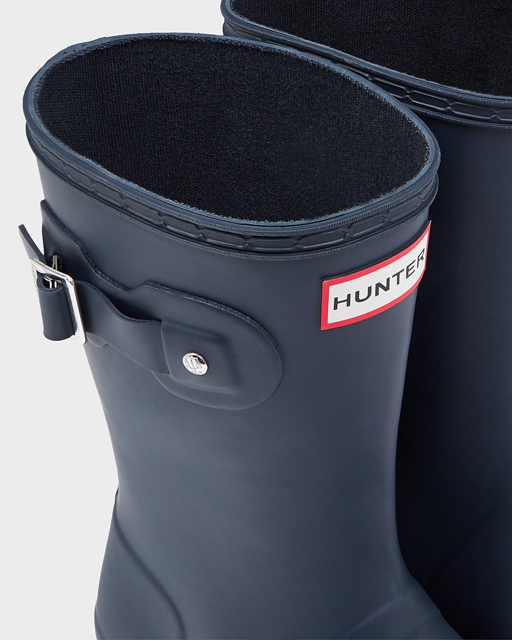 Botas de Lluvia Cortas Hunter Mujer - Original Tour Foldable - Azul Marino - HEMCNJQ-19